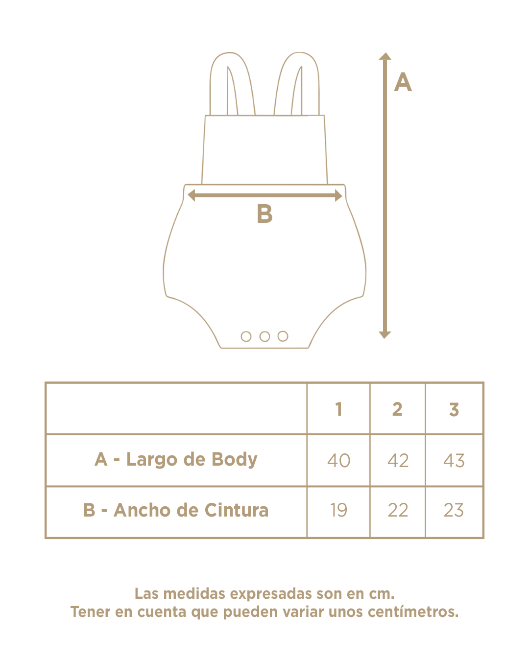 TABLA DE TALLES